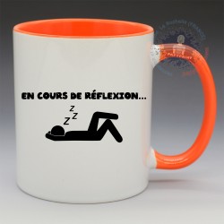 MUG Humoristique "En cours de réflexion..." (en Céramique 350ml)