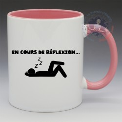 MUG Humoristique "En cours de réflexion..." (en Céramique 350ml)