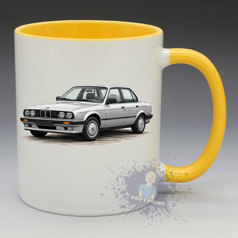 MUG Automobile "BMW E30" (en Céramique 350ml)