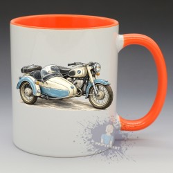 MUG Moto - "Side-Car BMW Vintage" (en Céramique 350ml)