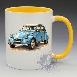 Mug Citroën 2CV bleue | Papy Print