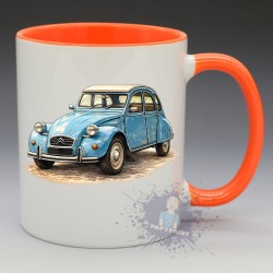 Mug Citroën 2CV bleue | Papy Print