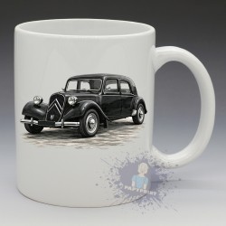 Mug Citroën Traction Noire | Papy Print