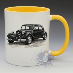 Mug Citroën Traction Noire | Papy Print
