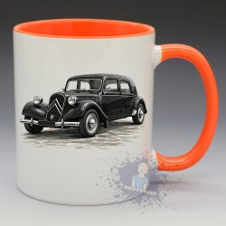 Mug Citroën Traction Noire | Papy Print