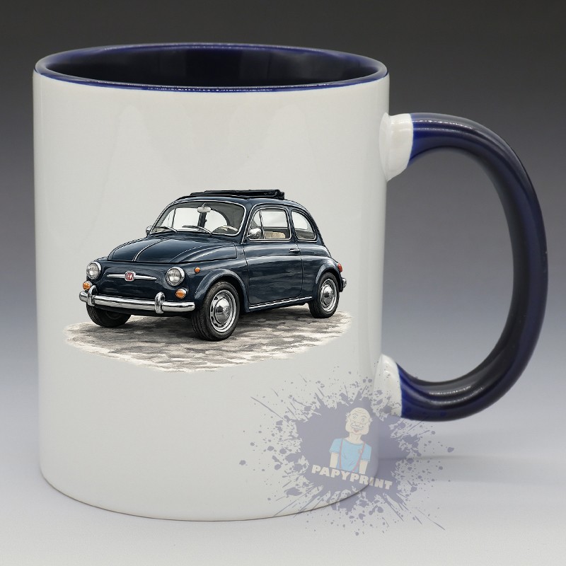 MUG Automobile - "Fiat 500" (en Céramique 350ml)