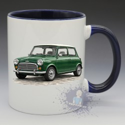 Mug Mini Cooper vert anglais | Papy Print