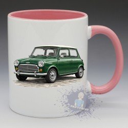 Mug Mini Cooper vert anglais | Papy Print