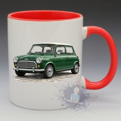 Mug Mini Cooper vert anglais | Papy Print