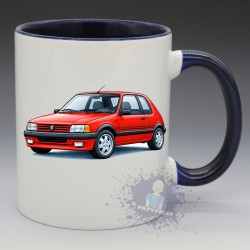 MUG Automobile - "Peugeot 205 GTI" (N°02) (en Céramique 350ml)