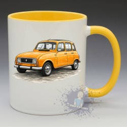 MUG Automobile - "Renault 4L - R4" (en Céramique 350ml)
