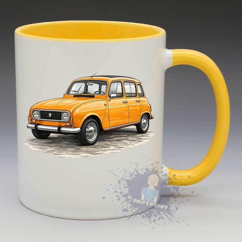 Mug Renault 4L | Papy Print