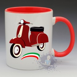 Mug Vespa Rouge | Papy Print