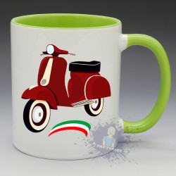 Mug Vespa Rouge | Papy Print