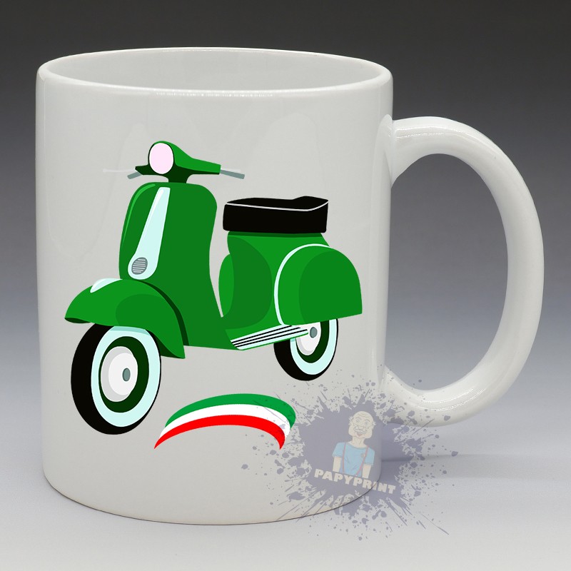 Mug Vespa Vert | Papy Print