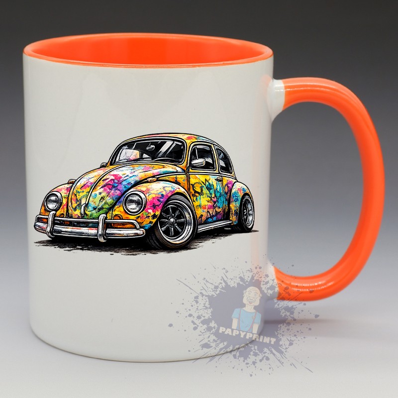Mug VW Coccinelle Street Art | Papy Print
