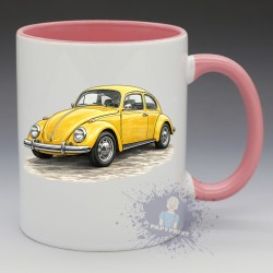 Mug VW Coccinelle Yellow | Papy Print