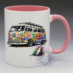 Mug Combi VW T1 Street Art | Papy Print