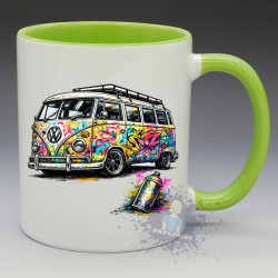 Mug Combi VW T1 Street Art | Papy Print