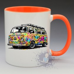 Mug Combi VW T2 Street Art | Papy Print