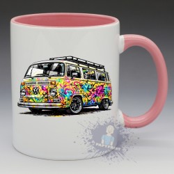 Mug Combi VW T2 Street Art | Papy Print