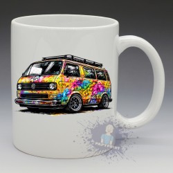 Mug Combi VW T3 Street Art | Papy Print