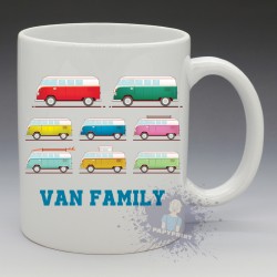 Mug Van Family | Papy Print