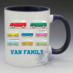 Mug Van Family | Papy Print
