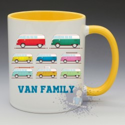 Mug Van Family | Papy Print