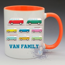 Mug Van Family | Papy Print