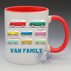 Mug Van Family | Papy Print