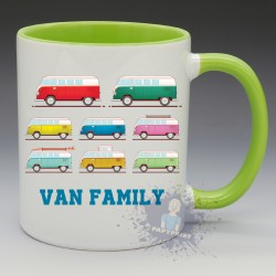 Mug Van Family | Papy Print