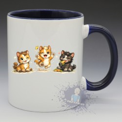 MUG Animaux - "Le Trio de Chevaux" (en Céramique 350ml)