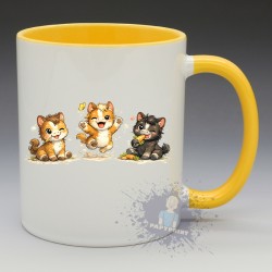MUG Animaux - "Le Trio de Chevaux" (en Céramique 350ml)