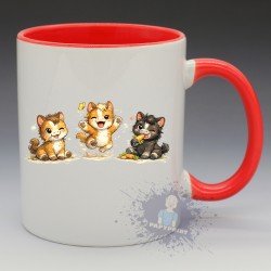 MUG Animaux - "Le Trio de Chevaux" (en Céramique 350ml)