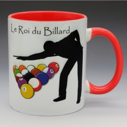 MUG Humoristique - "Le Roi du Billard" (en Céramique 350ml)