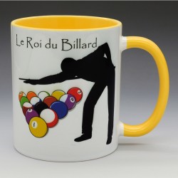 MUG Humoristique - "Le Roi du Billard" (en Céramique 350ml)