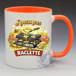 Mug "J'peux pas j'ai raclette" | Papy Print