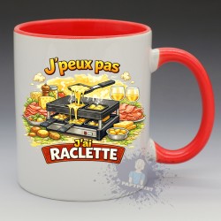 Mug "J'peux pas j'ai raclette" | Papy Print