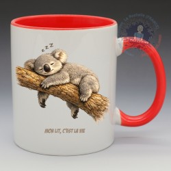 Mug "Mon lit c'est la vie" | Papy Print