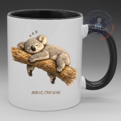 Mug "Mon lit c'est la vie" | Papy Print