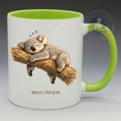 Mug "Mon lit c'est la vie" | Papy Print