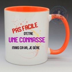 Mug "Pas facile d'être une connasse" | Papy Print