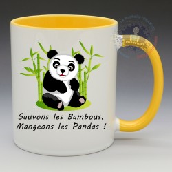 Mug "Sauvons les bambous" | Papy Print