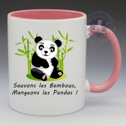Mug "Sauvons les bambous" | Papy Print