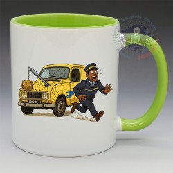 MUG Automobile - Cinéma année 90' "La Renault 4 - 4L des Visiteurs" (en Céramique 350ml)