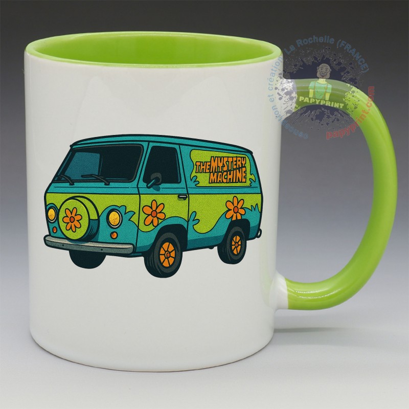 Automobile Série TV - Dessin animé année 80-90 - "Le Van de Scooby Doo" (en Céramique 350ml)