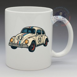 MUG Automobile - Cinéma année 80-90' "Choupette, La Coccinelle" (en Céramique 350ml)