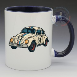 MUG Automobile - Cinéma année 80-90' "Choupette, La Coccinelle" (en Céramique 350ml)
