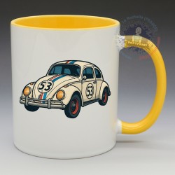 MUG Automobile - Cinéma année 80-90' "Choupette, La Coccinelle" (en Céramique 350ml)